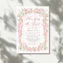 Search for florals bridal shower invitations Pink