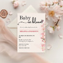 Search for lily baby shower invitations Floral garden botanical