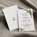 Search for winter wreath wedding invitations Green