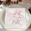 Search for tying the knot napkins Blush pink