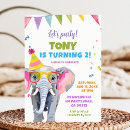 Search for colorful party invitations For kids
