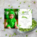 Search for sweet pea birthday invitations Green