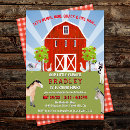 Search for barn animals invitations Farmyard
