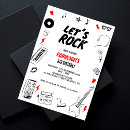 Search for lets rock invitations For kids