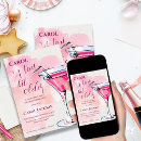 Search for martini glass birthday invitations Adult birthday party