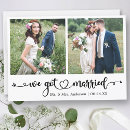 Search for elopement wedding announcement cards Simple