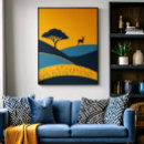 Search for silhouettes canvas prints Landscape