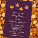 Search for maple invitations Autumn leaves