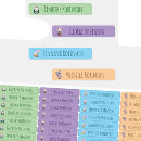 Search for name kids labels Kawaii