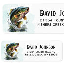 Search for sport fishing return address labels Fisherman