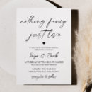 Search for hilarious wedding invitations Minimal minimalist modern