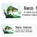 Search for bass return address labels Fisherman