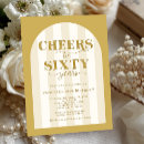 Search for 60 years birthday invitations Gold