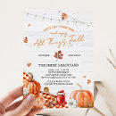 Search for fall harvest party invitations Pumpkin