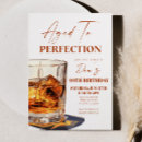 Search for mens 70th birthday invitations Aged to perfection