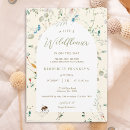 Search for wild flowers invitations Watercolor floral