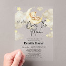 Search for we are over the moon baby shower invitations Teddy bear