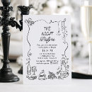 Search for whimsical rehearsal dinner invitations The night before