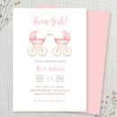 Search for carriage baby shower invitations Simple