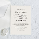 Search for ivory square wedding invitations Minimalist