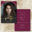Search for maroon invitations Classic