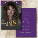 Search for purple party invitations Classic