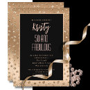 Search for blush pink and black invitations Feminine