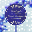 Search for elegant royal blue stickers Butterfly