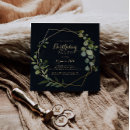 Search for blue and green birthday invitations For her