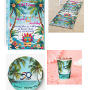 Search for island birthday invitations Luau