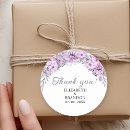 Search for purple flowers wedding stickers Botanical