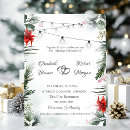 Search for poinsettia wedding invitations Winter