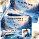 Search for winter wonderland save the date postcards Modern