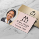 Search for pink real estate business cards Modern