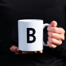 Search for large letter mugs Minimalist