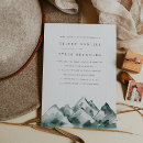 Search for alpine wedding invitations Mountain