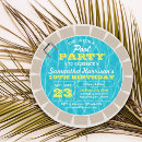Search for swimming birthday invitations Tropical