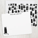 Search for feline note cards Cute