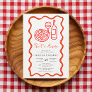 Search for pizza bridal shower invitations Italian