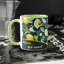 Search for lemon pattern mugs Citrus fruit