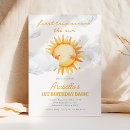 Search for first trip around the sun invitations Summer