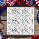 Search for holiday party tableware Red white blue