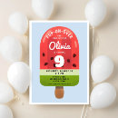 Search for ninth birthday invitations Summer