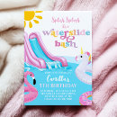 Search for waterslide birthday invitations Splish splash