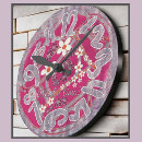 Search for boho chic clocks Pink