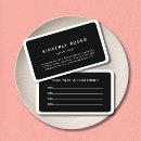 Search for salon appointment cards White