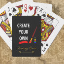 Search for branded playing cards Create your own