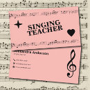 Search for music lessons business cards Performer
