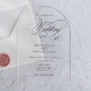 Search for black acrylic wedding invitations Formal