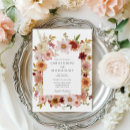 Search for fall floral wedding invitations Country
